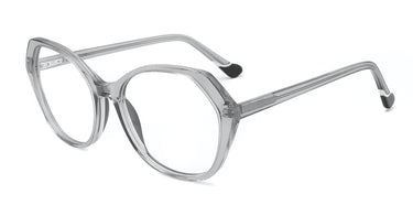Women Urban Eyeglasses: Mead -Grey - SpaceSMART Eye Clinic (Diagonal View)
